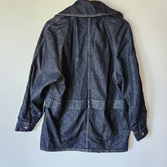 Free People 'Street Car' Denim Coat size S - Picture 10 of 14